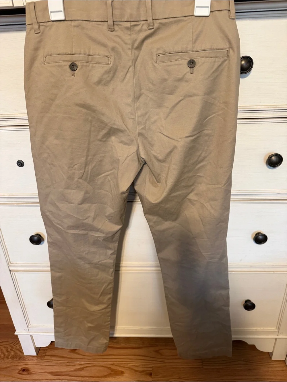 Men's Slim Straight Khaki Chinos - Tan